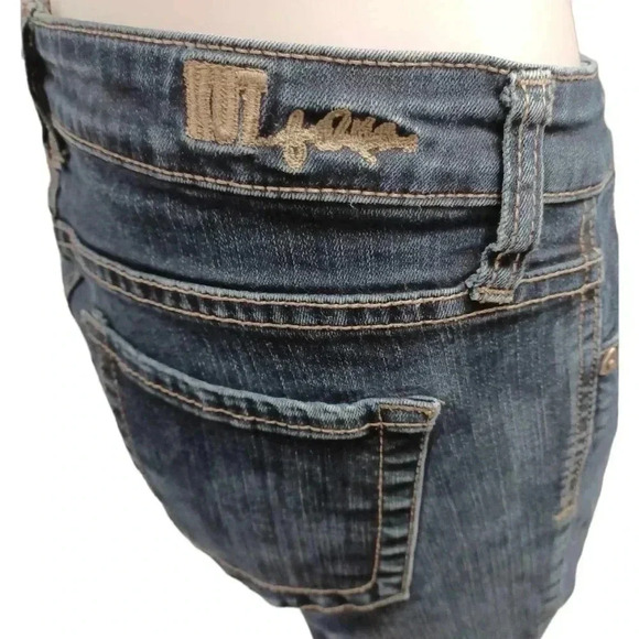 Kut From  The Kloth Skinny Dark Wash Raw Hem Size 12 - Picture 5 of 12